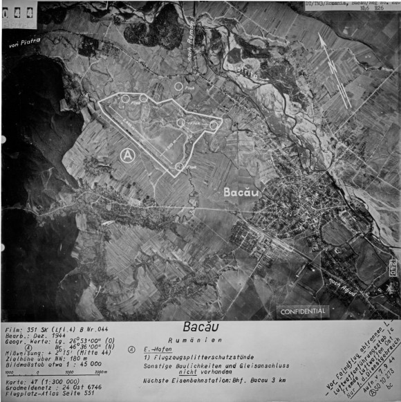 Bacau  1916 imagine aeriana