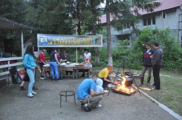 Pregatitul ciorbei cu fasole