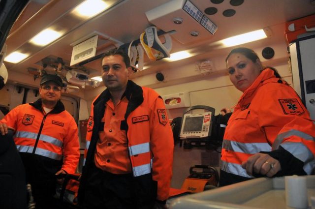 Echipa de noapte condusa de dr. Carmen Ciobanu/ foto: Liviu Maftei