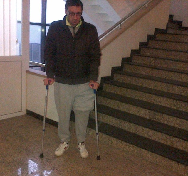 Ovidiu Istrati - inca un bolnav ce urmeaza sa fie despagubit de Spitalul Judetean Bacau / foto: Liviu Maftei