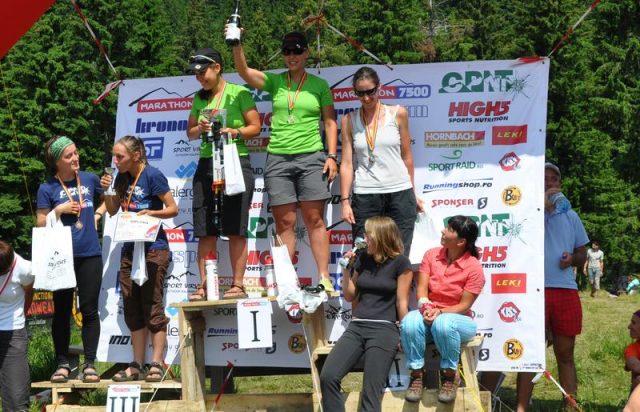 pe locul doi la maratonul din Bucegi