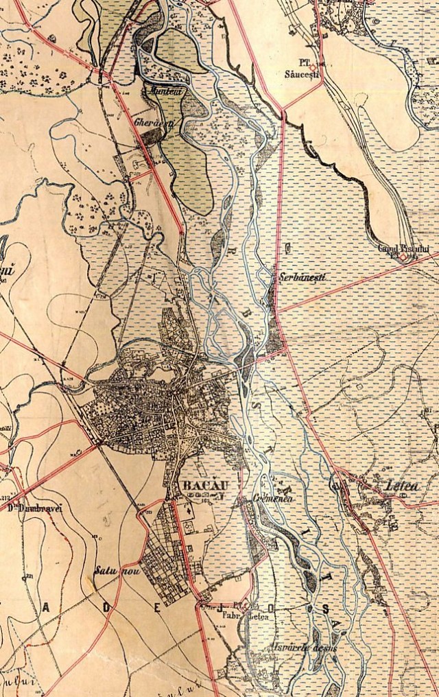 bacau harta 1894 Atlasul Moldovei