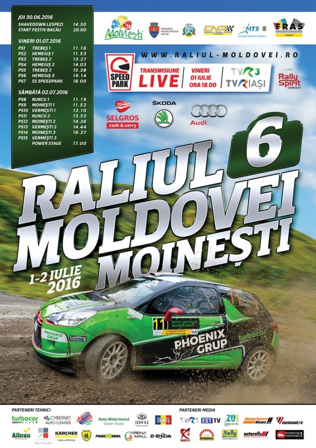Afis Raliul Moldovei Moinesti 2016