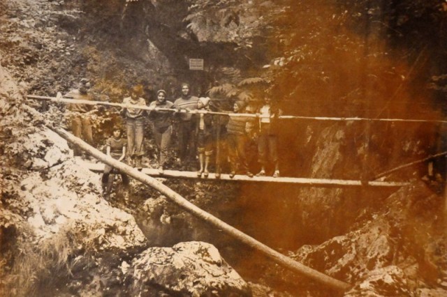 Butezul podetului Orlando Apuseni 1977