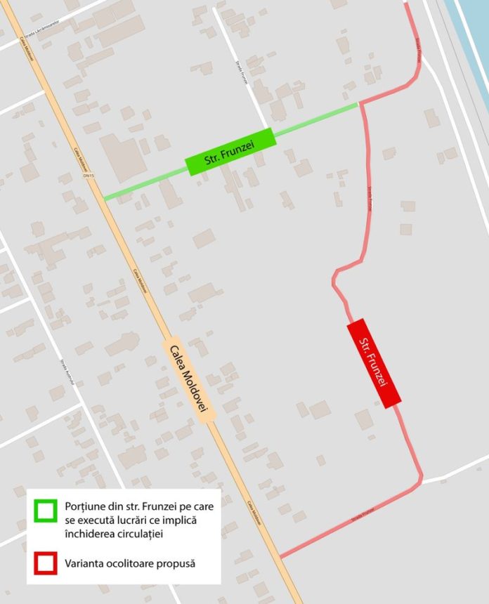 Plan ocolire Str Frunzei