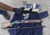 17 arme, 13 tone de pesticide și un kilogram de mercur, confiscate de polițiștii băcăuani în șase luni