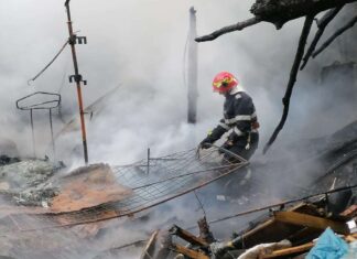 Doua persoane rănite într-un incendiu provocat de gazul de la o butelie