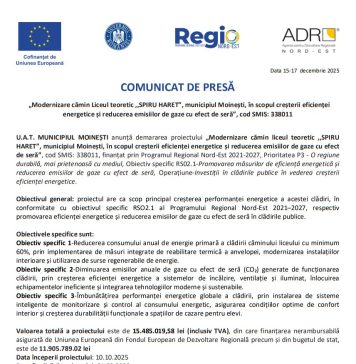 Comunicat de presă