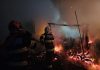 Incendiu puternic în satul Lupești, comuna Mănăstirea Cașin