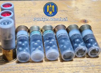 Cartușe neconforme descoperite de polițiști într-un autoturism în Dărmănești