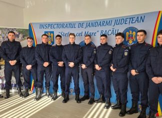 Viitorii subofițeri, în teren alături de jandarmii băcăuani