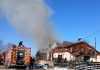 Incendiu la restaurantul unei pensiuni din Slănic-Moldova; intervenție a pompierilor din Onești