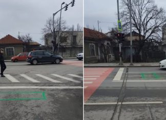 Intersecția din Bacău unde poziția mașinii decide când se face verde