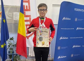 Atletism: Mihail Merlușcă (SCM Bacău), vice-campion al României U13 la triatlon!