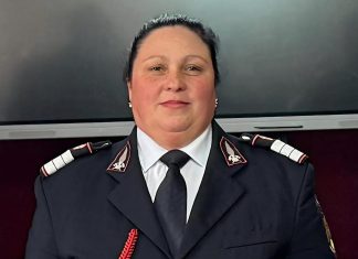 Prima femeie conducător auto de autospeciale din ISUJ Bacău, avansată în grad de Ziua Protecției Civile