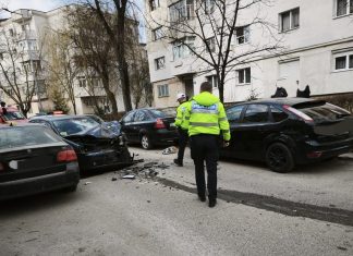 Accident rutier în municipiul Bacău: două persoane rănite, transportate la spital