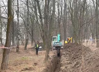 Lucrări de reabilitare a rețelei de apă în Parcul Cancicov din Bacău. Intervențiile sunt estimate să dureze șase luni