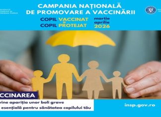 Campanie națională de promovare a vaccinării copiilor, lansată în martie–aprilie 2026