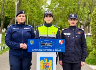 Peste 900 de polițiști, jandarmi și pompieri, mobilizați în județul Bacău în minivacanța de 1 Mai