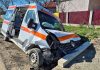 Misiune oprită brusc: ambulanță a SAJ Bacău, distrusă într-un accident în timpul intervenției