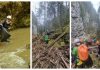 Voluntari de la Alpin Club Bacău au ecologizat Cheile Bicăjelului în condiții dificile