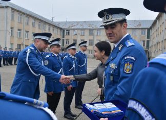 Ziua Jandarmeriei Române, marcată la Bacău prin ceremonii militare și avansări în grad