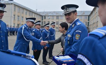 Ziua Jandarmeriei Române, marcată la Bacău prin ceremonii militare și avansări în grad