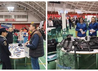 Polițiștii și jandarmii băcăuani au participat la Târgul de Joburi din Onești, promovând carierele în structurile MAI