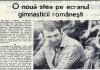 Momentul în care presa băcăuană anunța apariția unei stele – Nadia Comăneci