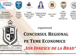 Concursul regional pe teme economice „Ion Ionescu de la Brad”, ediția a VIII-a – etapa finală, la Facultatea de Științe Economice a Universității „Vasile Alecsandri” din Bacău