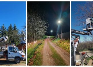 Rețeaua de iluminat public extinsă în satul Lunca Dochiei, comuna Urechești