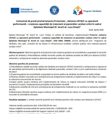 Comunicat de presă