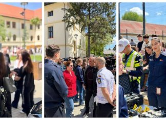 Cariera de polițist, promovată în rândul elevilor băcăuani la Târgul de facultăți