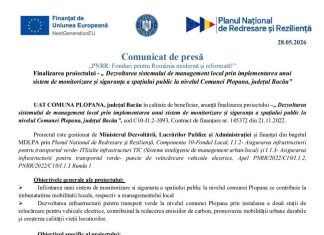 Comunicat de presă
