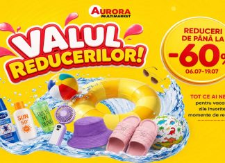 Valul Reducerilor ajunge la Aurora Multimarket cu discounturi de până la 60%