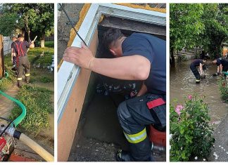 Ploaia care a ținut pompierii pe drumuri. O seară cu ape revărsate în Dărmănești, Târgu Ocna și Dofteana