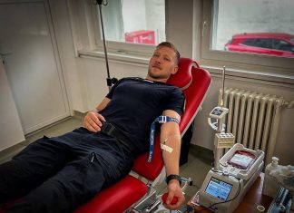 Jandarmii băcăuani marchează în avans Ziua Mondială a Donatorului de Sânge printr-o campanie de solidaritate