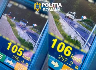 Doi șoferi surprinși cu peste 100 km/h pe centura ocolitoare a orașului Dărmănești. Au rămas fără permis pentru 90 de zile