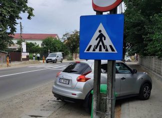 Trecerea de pietoni de pe strada Tecuciului din Bacău a fost relocată pentru accesul către noul Campus Dedeman