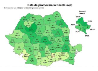 Județul Bacău, pe locul 7 la nivel național după rezultatele inițiale la Bacalaureat. Aproape 60% dintre candidații promovați au medii peste 8