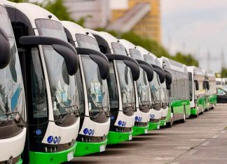 Stațiile de încărcare pentru autobuzele electrice din Bacău sunt în curs de montare. Flota a fost deja înmatriculată