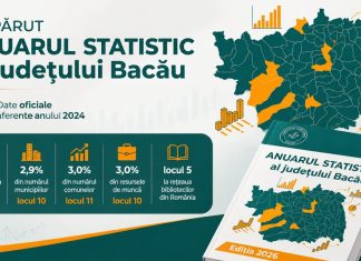 A apărut Anuarul Statistic al județului Bacău, ediția 2026. Cum arată județul