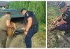 Pui de căprioară salvat de jandarmii băcăuani și redat habitatului natural