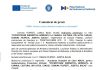 Comunicat de presă