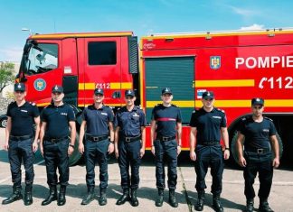 Șapte pompieri din Bacău participă la misiunea din Grecia pentru stingerea incendiilor de vegetație