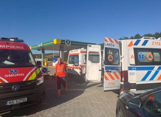 Medic de la SAJ Bacău, intervenție la un accident rutier întâlnit în drum spre casă