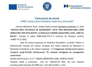 Comunicat de presă