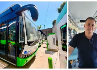 Primarul Bacăului, în autobuzul electric: E o zi istorică pentru Bacău