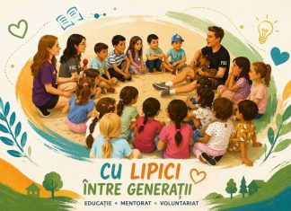 FSC lansează proiectul „Cu Lipici între Generații”, – o punte creată între copiii și tinerii voluntari FSC prin educație, mentorat și implicare comunitară