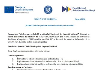 Comunicat de presă